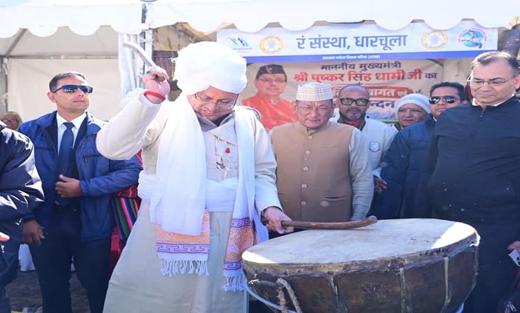 CM धामी ने गुंजी में आदि कैलाश परिक्रमा रन-2.0 में किया प्रतिभाग