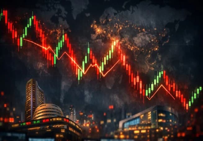 Share Market: सेंसेक्स में बड़ी गिरावट, निफ्टी 22,600 के नीचे