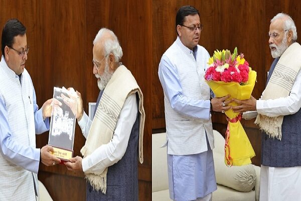 CM Dhami met PM Modi