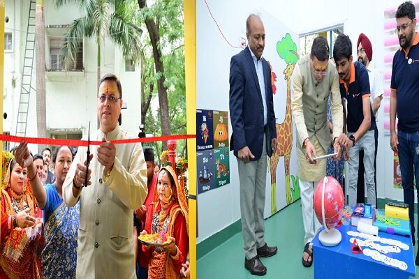 CM Dhami inaugurated creche and smart class