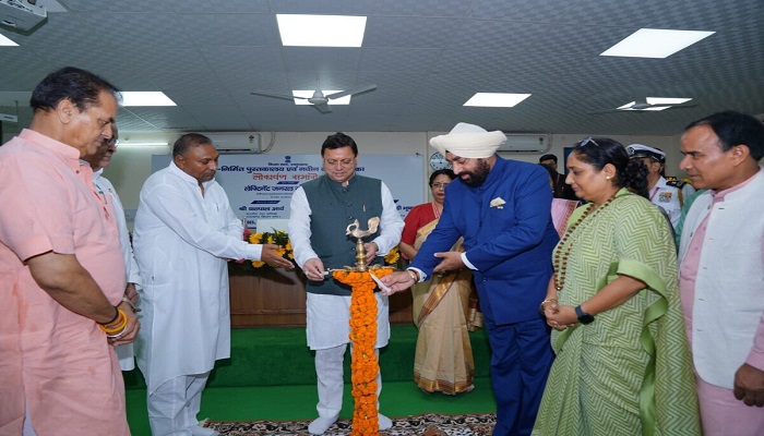 Governor and CM Dhami inaugurated library
