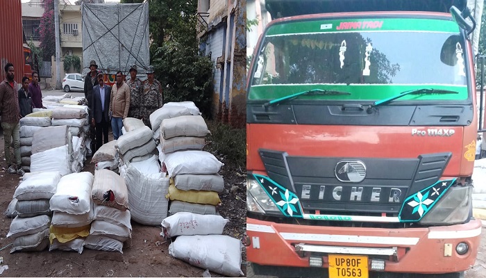 आगरा नगर निगम की ईटीएफ ने पकड़ी 7.5 टन प्रतिबंधित प्लास्टिक