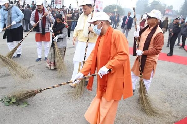 CM Yogi launches Swachh Teerth Abhiyan