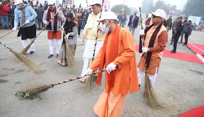 CM Yogi launches Swachh Teerth Abhiyan