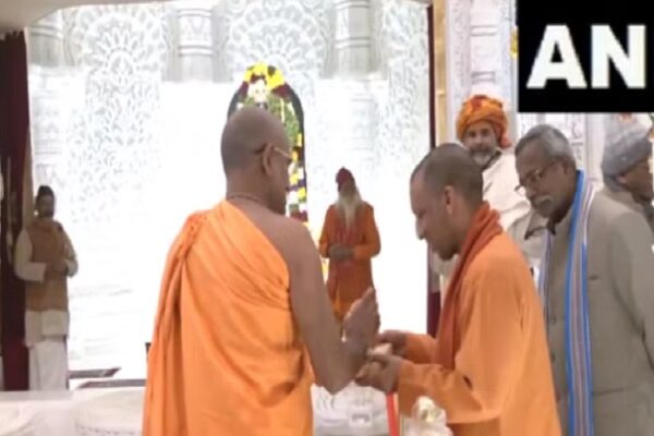 CM Yogi had darshan of Ramlala