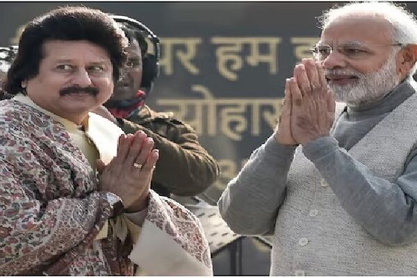 PM Modi paid tribute to Pankaj Udhas