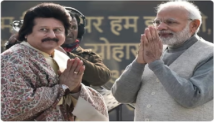 PM Modi paid tribute to Pankaj Udhas