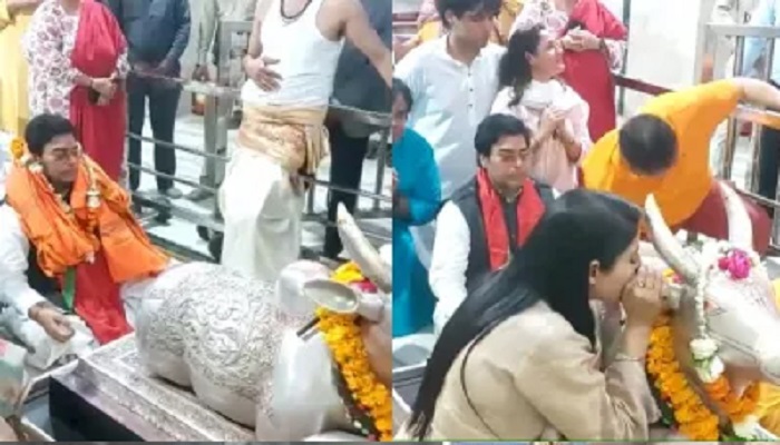 महाकाल के दर्शन करने पहुंचे आशुतोष राणा, भस्म आरती में हुए शामिल