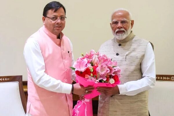 CM Dhami met PM Modi in Delhi