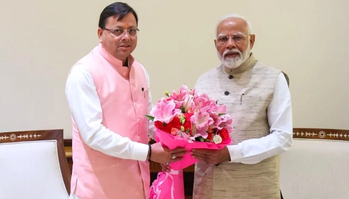 CM Dhami met PM Modi in Delhi