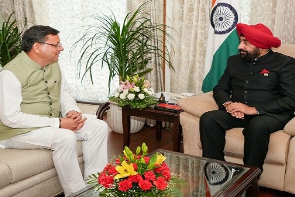 CM Dhami met Governor Gurmeet