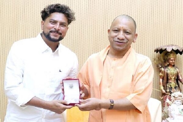 Kuldeep Yadav met CM Yogi