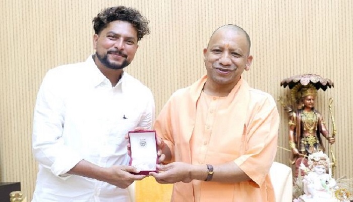 Kuldeep Yadav met CM Yogi