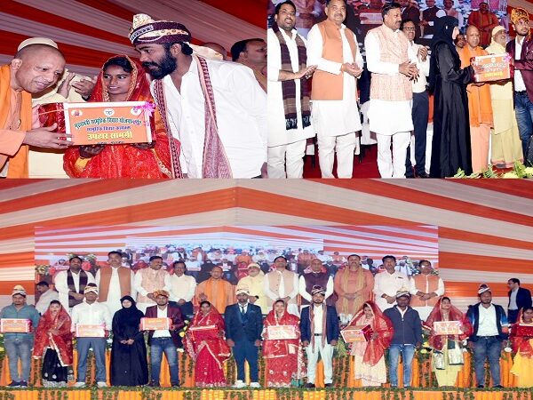 CM Yogi participated in the mass marriage ceremony