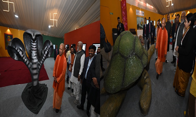 CM Yogi inaugurated the Kala Kumbh built in Sector 7