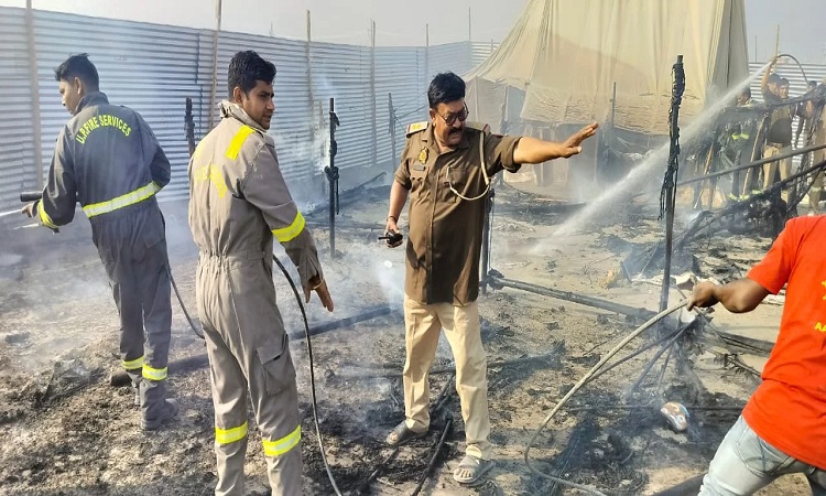 Fire broke out at two places in Maha Kumbh