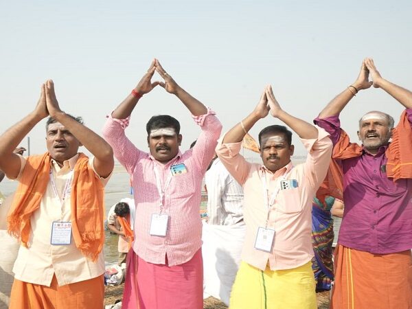 Representatives of Kashi Tamil Sangamam reached Maha Kumbh