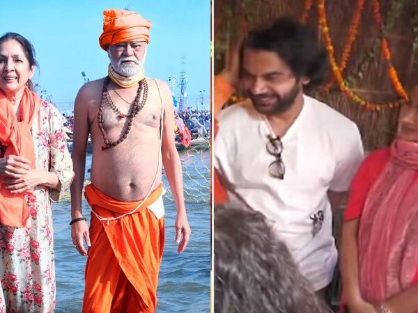 Bollywood actors took a dip in the Sangam during Maha Kumbh