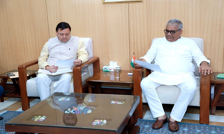 CM Dhami met Union Minister Bhupendra Yadav