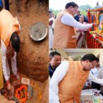 CM Dhami laid the foundation stone of the hostel in Saraswati Vidya Mandir