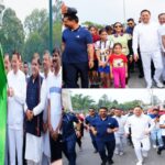 CM Dhami flagged off the "Ahilya Smriti Marathon"