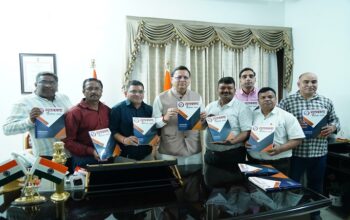 CM Dhami released the souvenir of Uttaranchal Press Club