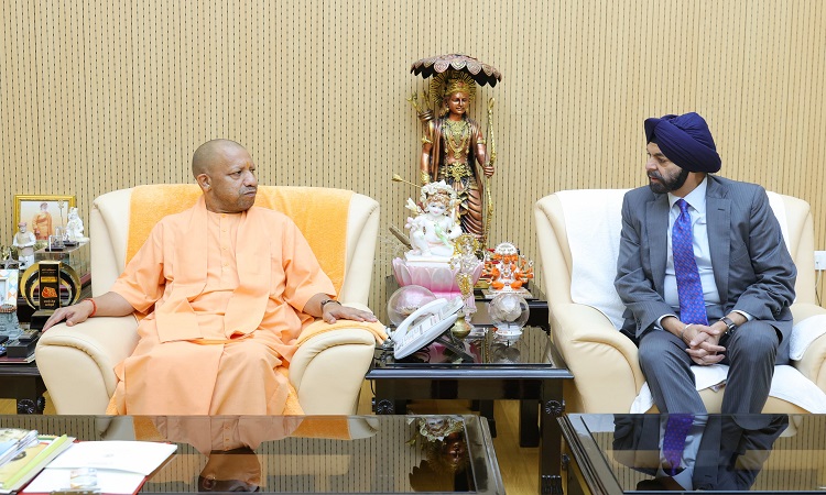 World Bank President Ajay Banga met CM Yogi