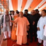 CM Yogi inspected the public meeting venue in Kanpur