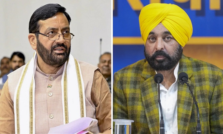 CM Nayab Singh Saini, Bhagwant Mann