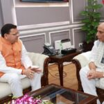 CM Dhami met Rajnath Singh