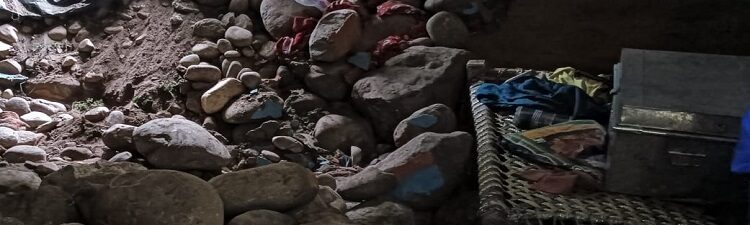 Four died due to house wall collapse