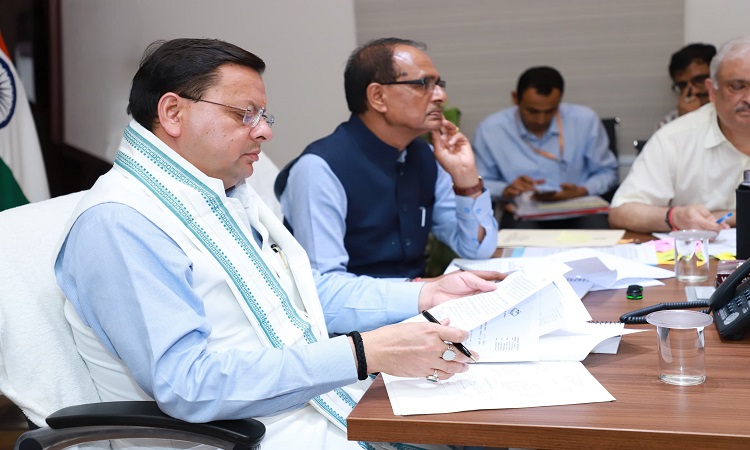 CM Dhami met Union Agriculture and Rural Development Minister Shivraj Singh Chouhan