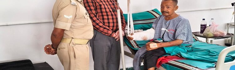 On DM's request, Helping Hand treated Raju for free