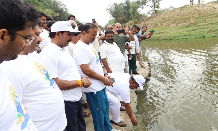 Tamsa river is being revived