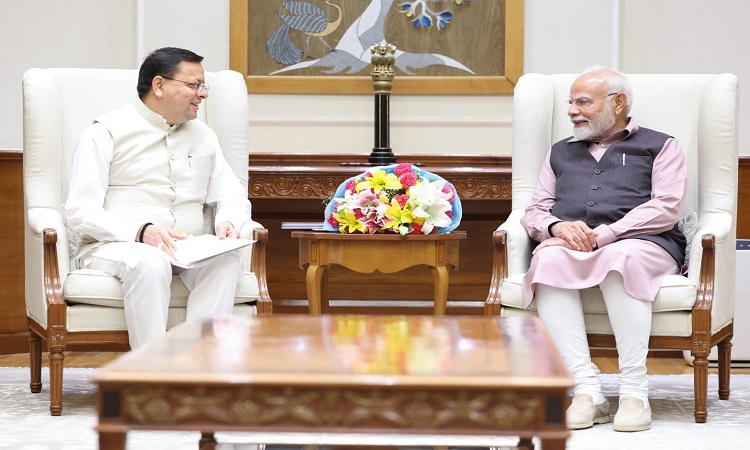 CM Dhami met PM Modi
