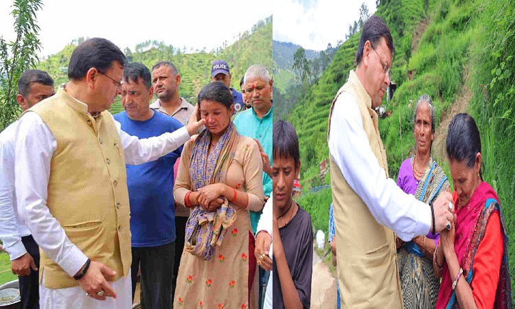 CM Dhami is on ground zero