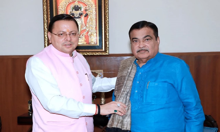 CM Dhami met Nitin Gadkari