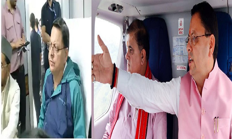 CM Dhami reached Uttarkashi, took stock of the affected areas