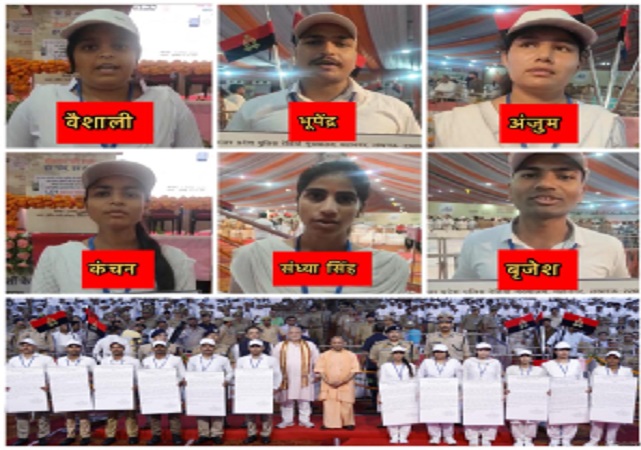 The selected candidates expressed their gratitude to CM Yogi