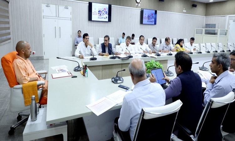 CM Yogi reviewed the Urban Development Department