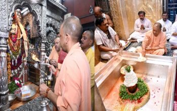 CM Yogi visited and worshipped Kashi Vishwanath and Kaal Bhairav