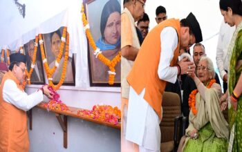 CM Dhami paid tribute to the martyrs of Mussoorie firing incident