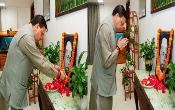 CM Dhami paid tribute to Pandit Govind Vallabh Pant on his birth anniversary