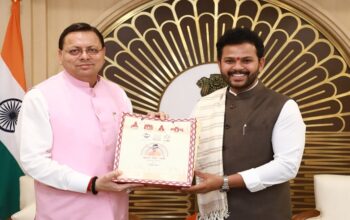 CM Dhami met Union Civil Aviation Minister Kinjarapu Rammohan Naidu