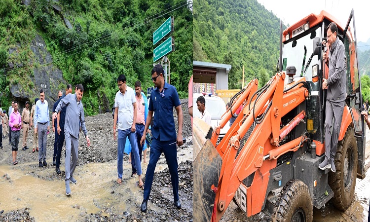 CM Dhami reached ground zero amidst the devastation