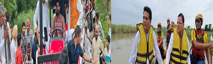 CM Dhami became an example of public service in disaster