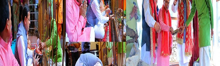 CM Dhami offered prayers at the temple of Maa Dhari Devi