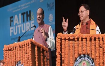 Om Birla and CM Dhami participated in the Indian AI Summit