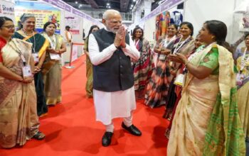 PM Modi meets women from self-help groups