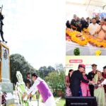 CM Dhami participated in the Martyrs' Honor Ceremony in Lansdowne